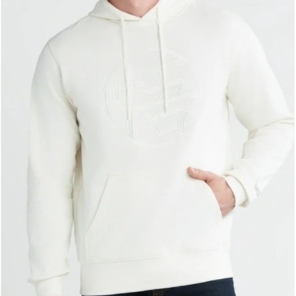 Dragonball Z Hoodie Anime Sweatshirt Goku White Embroidered Logo‎ Mens Size 2XL